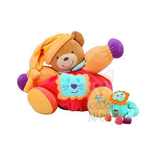  pop baby comforter bear lion orange red purple 